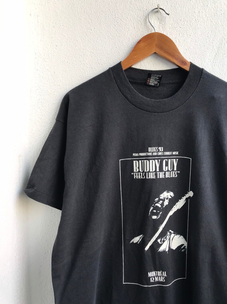 Feels like The Blues 1993 Blues Music Band T-Shirt Vintage Buddy Guy Grab It !
