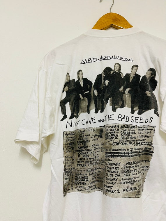 Vintage 90's Nick Cave “nippo-australin Tour 1990 Postpunk Band T