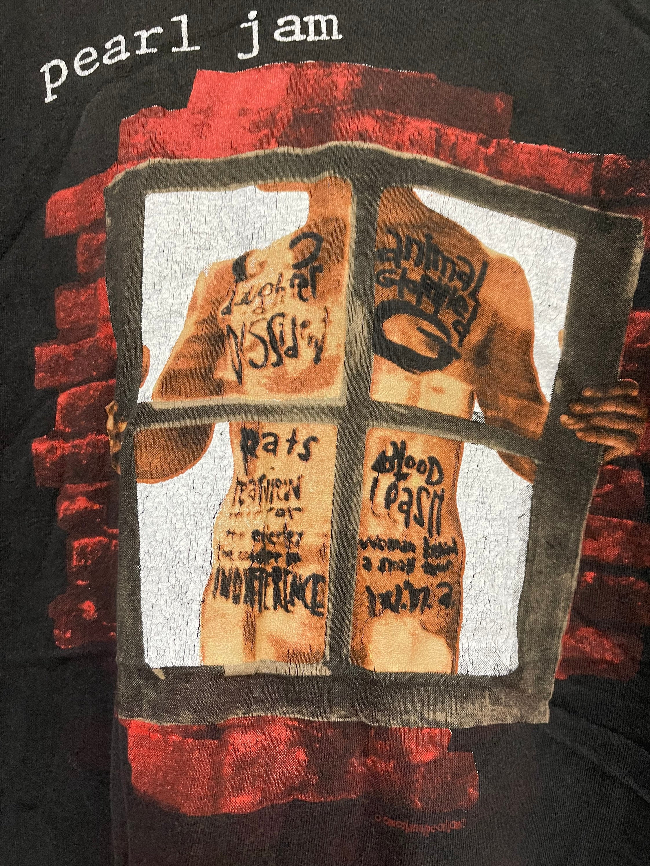 Pearl jam Window pain tシャツ