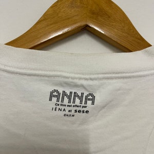 Vintage 90s Serge Gainsbourg Anna Film Maker T-Shirt / Film Movie / Rare / Streetwear / White / S image 3