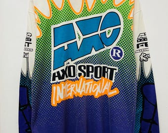 ヴィンテージ AXO スポーツ レーシング チーム シャツ モトクロス moto