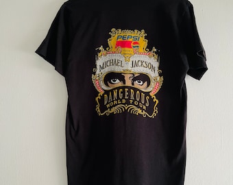 Vintage Michael Jackson T-shirt Large Michael Jackson Dangerous