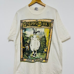 XL 90s USA製INDIGO GIRLS ビンテージ バンド Tシャツ XL 90s USA製INDIGO GIRLS ビンテージ バンド Tシャツ