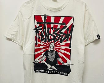 Vintage Y2K Maximun The Harmone Japan Punk Shirt / Japan Heavy Metal / Tokyo Musik / Japan Musik / Selten / Streetwear / Weiss / L