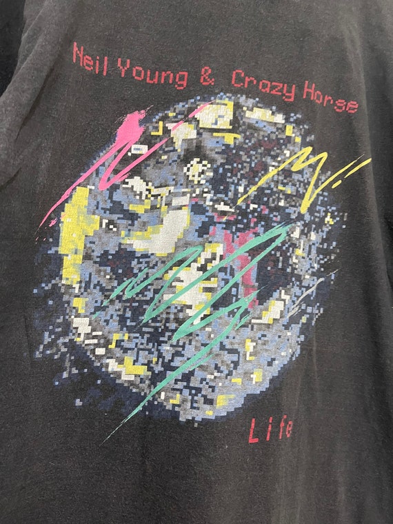 Vintage 80s Neil Young & Crazy Horse “ Life 1987 … - image 5