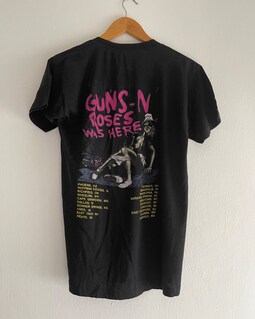 Vintage 80s Guns N Roses “ Was Here 1986 Rock T-shirt / Rock N