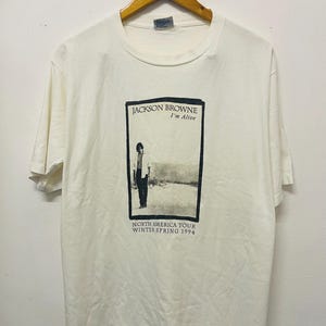 レア Jackson Browne コンサート Tシャツ 1996 1990's JACKSON BROWNE Vintage Rare 1996 Tour Rock Concert