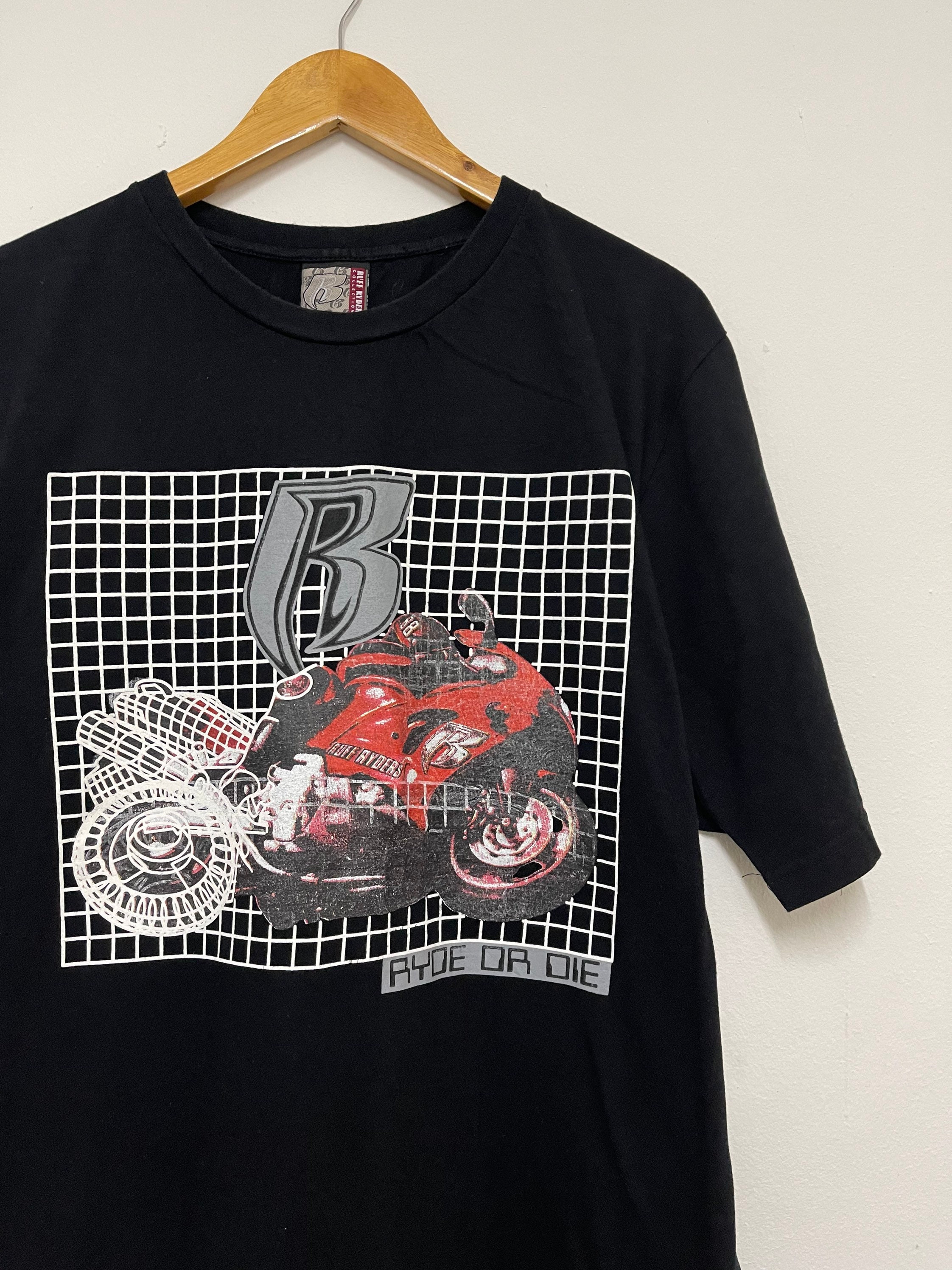 90's RUFF RYDERS RYDE OR DIE ビンテージ Tシャツ Vintage 90s Ruff Ryders “ryde or Die 1999 Hip Hop Music T-shirt