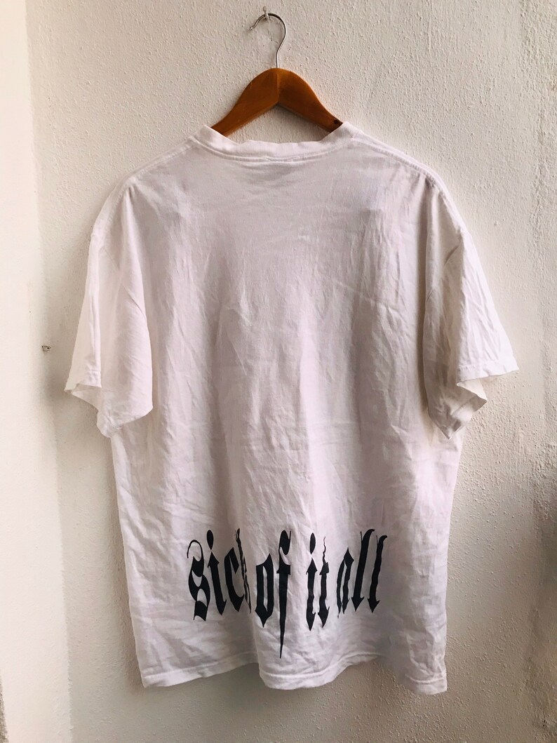 Vintage Sick of It All \u201c SOIA \u201c American Hardcore Punk Music Band T-Shirt Grab It !