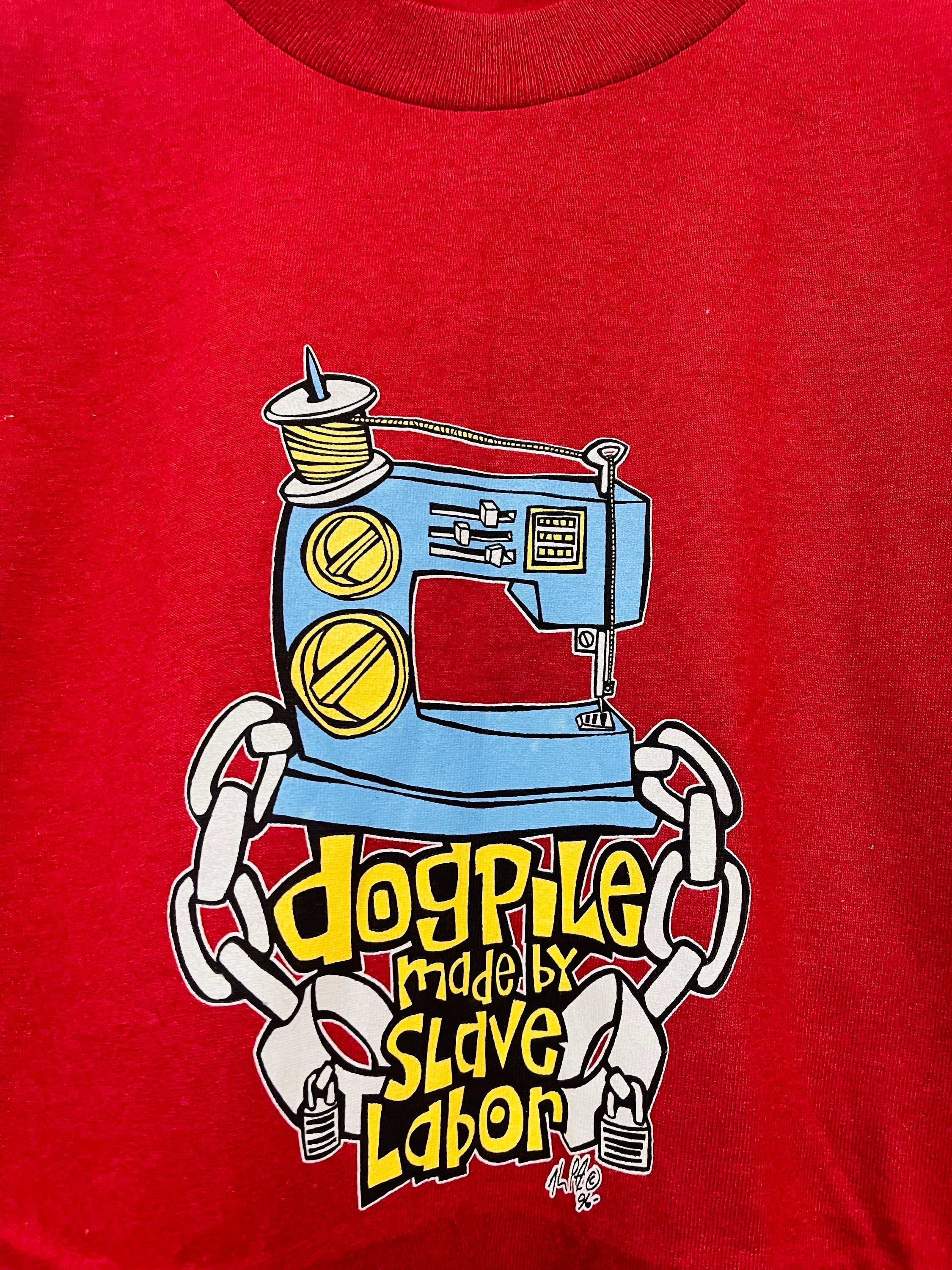 Vintage 90s Dogpile Skateboarding 1996 : Made by Slave Labor