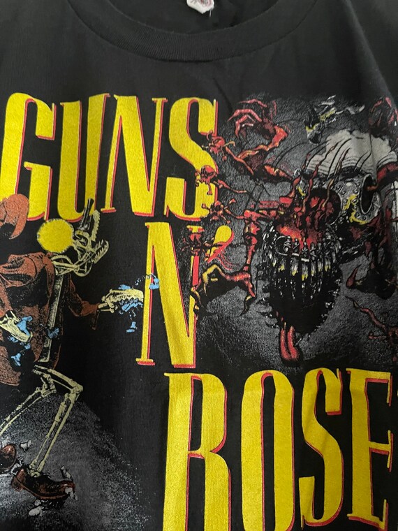 Vintage 80s Guns N Roses “ Was Here 1986 Rock T-shirt / Rock
