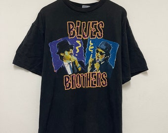 Vintage 90s The Blues Brothers 1996 American Soul Blues T-Shirt / Tour / Concert / Jazz Blues / Streetwear / Black / XL