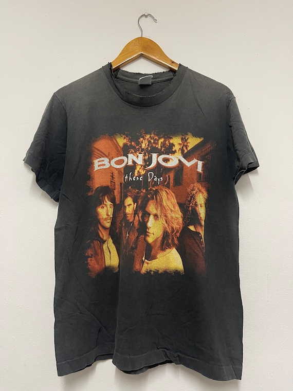 Vintage 90s Bon Jovi : These Days 1995 Music T-shirt / Rock 