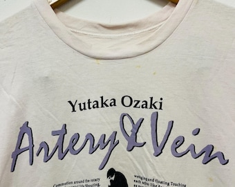 ヴィンテージ 90年代 尾崎豊：動脈と静脈 1999 Tシャツ / 男性歌手