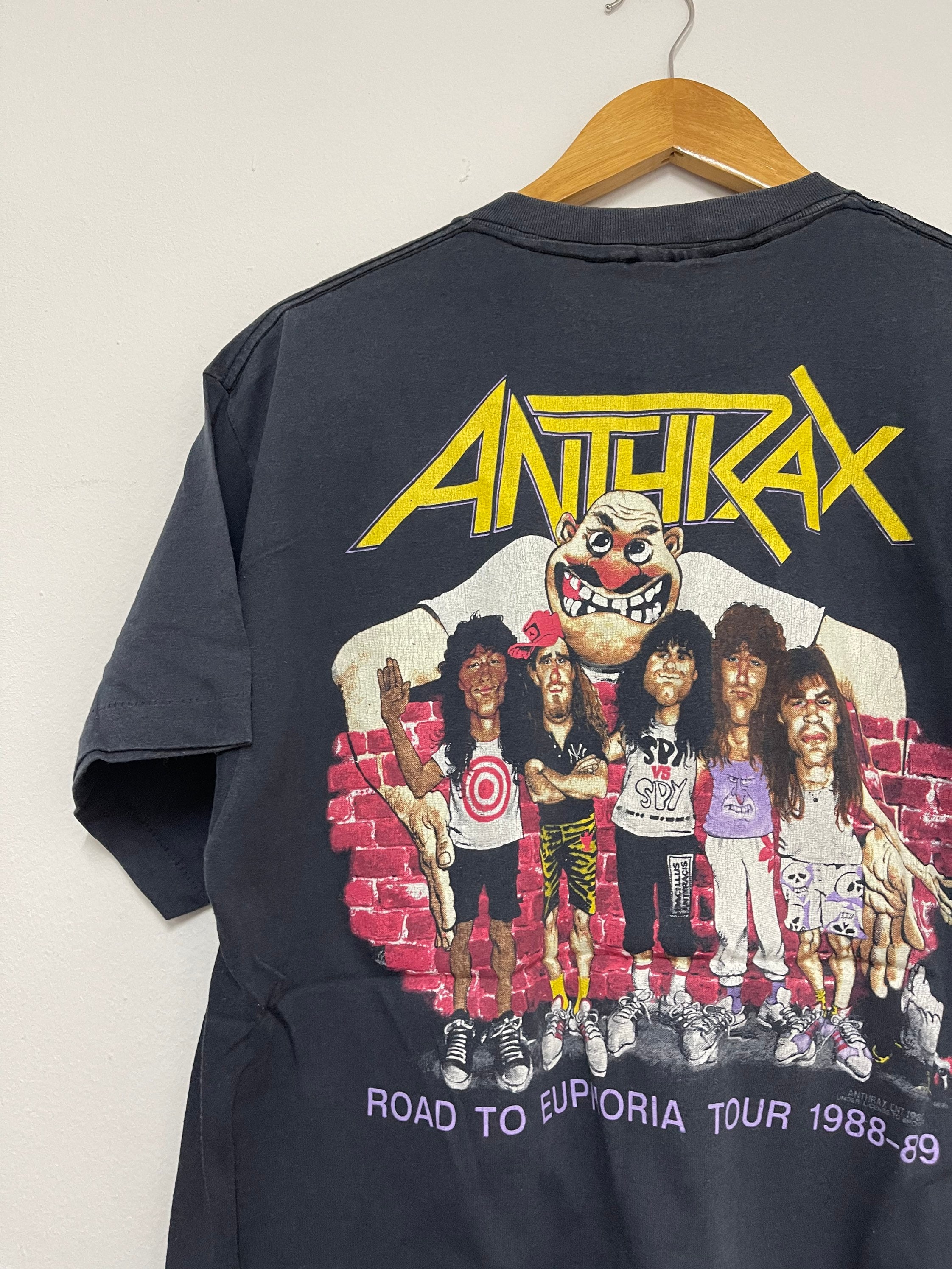 ANTHRAX EUPHORIA ツアーTシャツ Anthrax Japan 2026 Tour Merch Tee U4EAAAA Step Inside The Road To