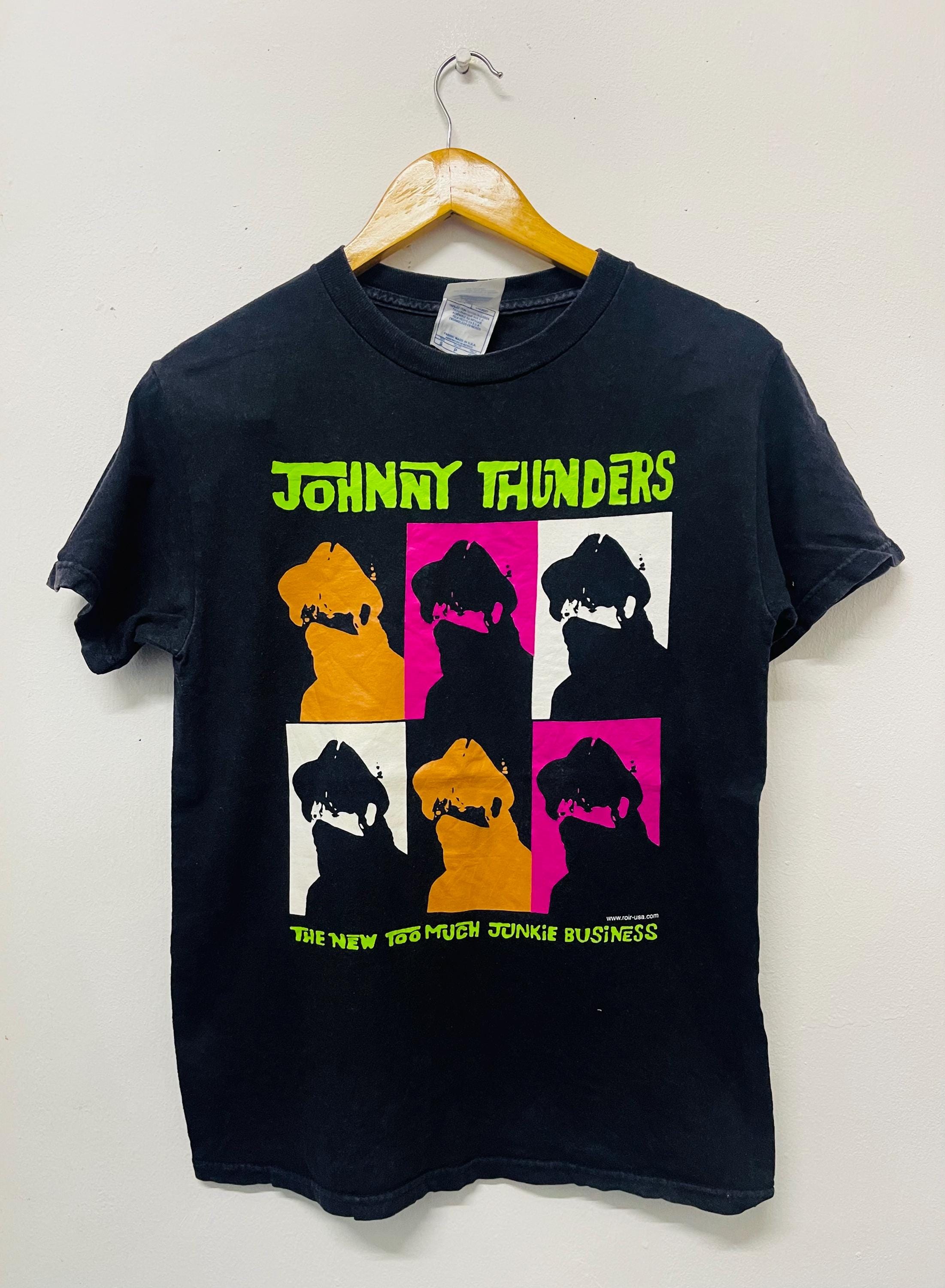 Vintage Y2K Johnny Thunders : the New to Much Junkie Business 