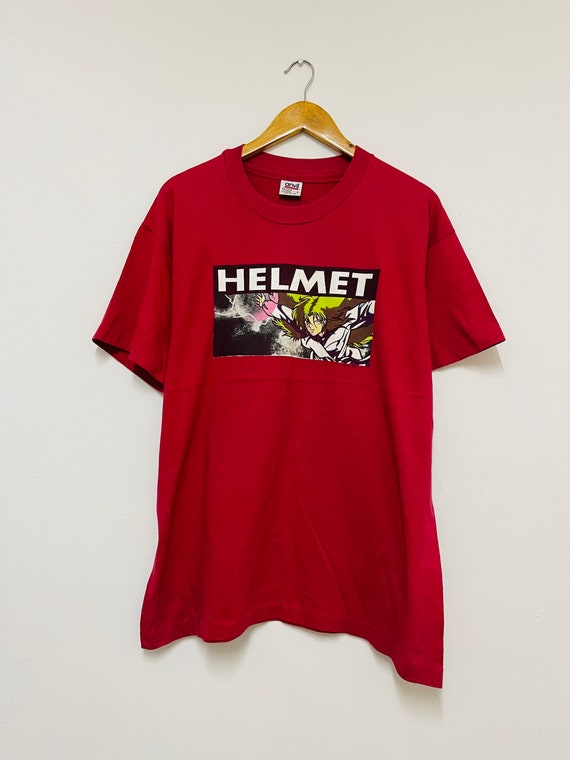 HELMET tシャツ BIRDHOUSE PROJECTs 90s ビンテージ90's○HELMET birdhouse projectsプリントTシャツ赤siz