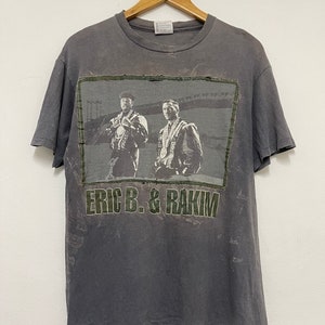 Vintage 90s Eric B & Rakim “ Still 1988 Hip Hop Rap Tee / Streetwear / OG / Spell Out / Music / Tour / Rap Con / Black / M