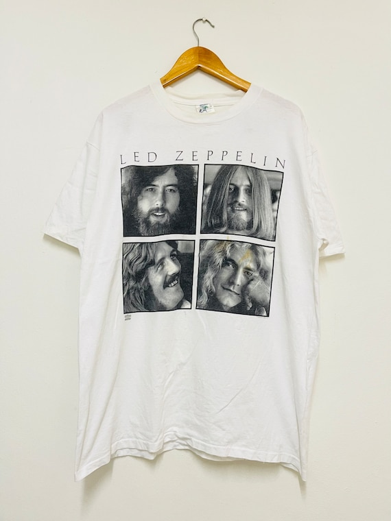 在庫処分セール テ Self 1992 Zeppelin Led 90s Vintage Portrait T Rock Photo ミュージシャン