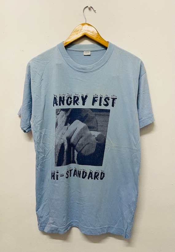 Hi-Standard / ANGRY FIST Tour 1997 T/S【Mサイズ】【ユーズド