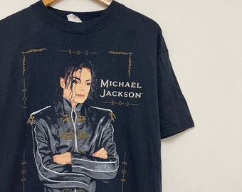 Buy Vintage 90s Micheal Jackson “ Dangerous Tour 1992 Pop Music T