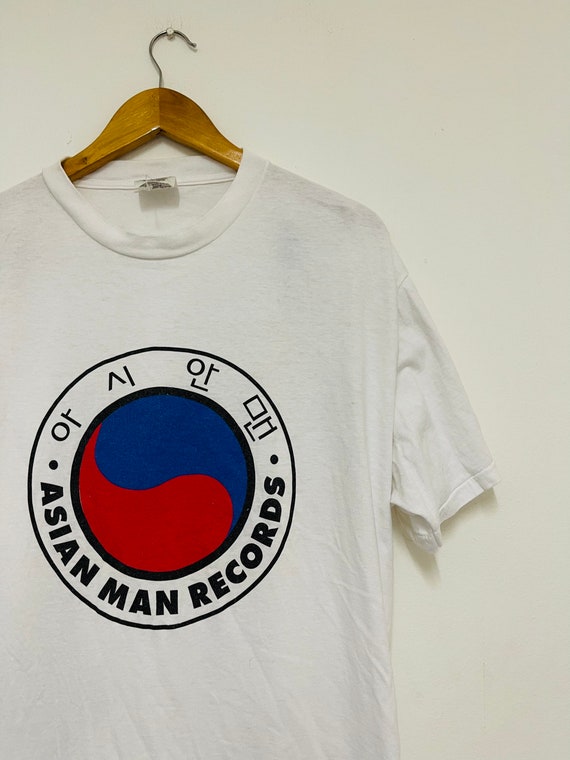 Vintage 90s Asian Man Records Punk Rock Music T-shirt / Rare 