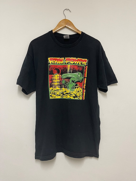 Vintage Y2K Raw Power “ Screams From the Gutter T-shirt / Hardcore