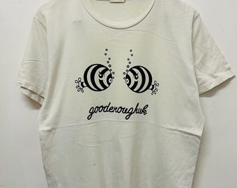 Ropa vintage Goodenough UK de los años 2001: camiseta de Hiroshi Fujiwara / ropa urbana moderna / rave / moda callejera / skate / ropa de calle de Tokio / talla M
