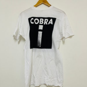 Vintage 90’s Cobra Band “ Oi Oi Oi 1990 Japanese Punk Rock Band T-Shirt / Jpunk / Jpop / Japan Music / Rare / Streetwear / White / L