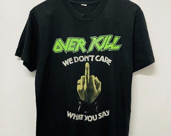 Vintage 90s Urge Overkill T-shirt Rock Band Graphic Tee Size