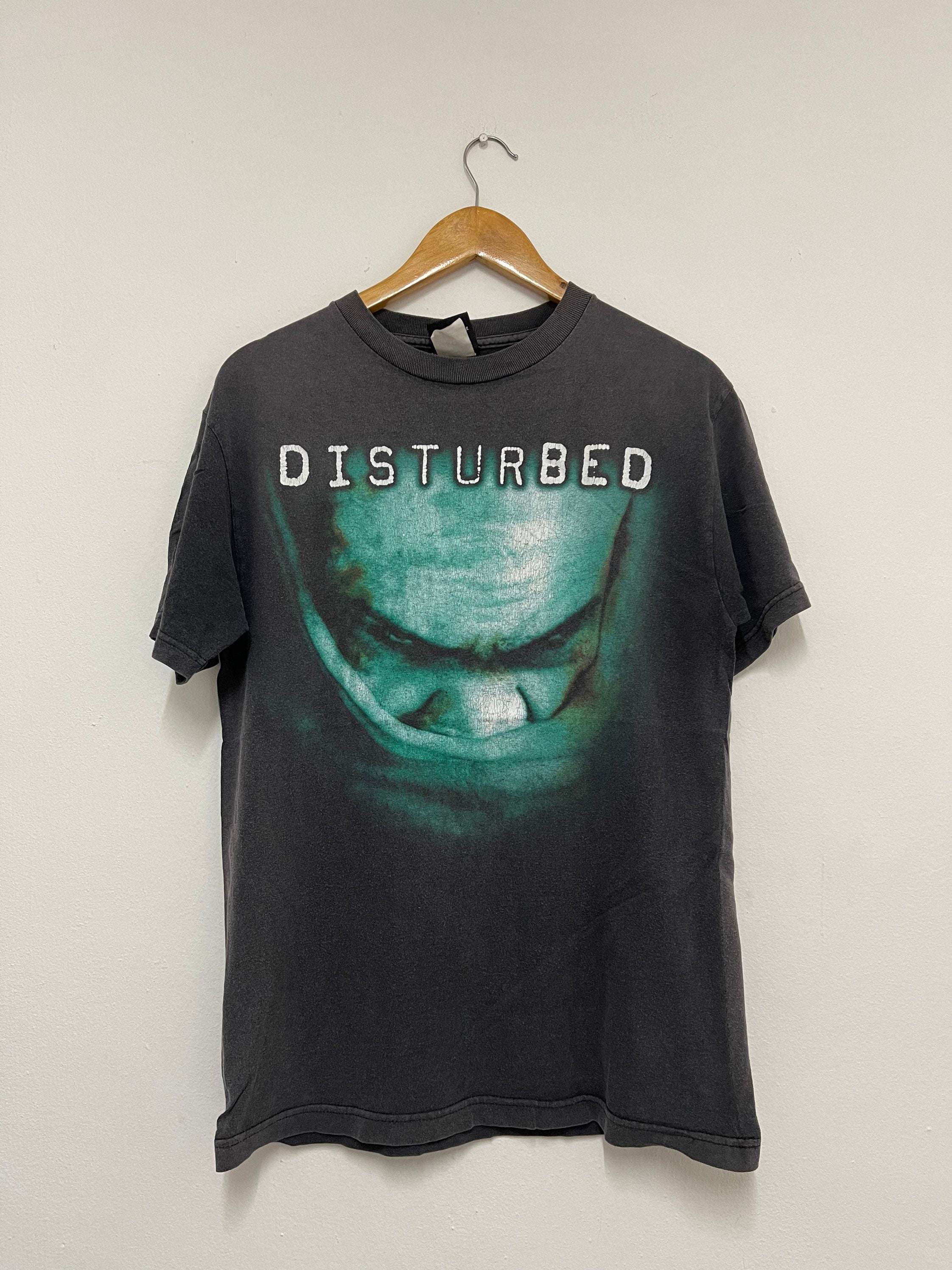Disturbed the / T-shirt Sickness / Metal M Etsy Band 2000 - Vintage / Streetwear Nu / Music Black Tour / Y2K Band