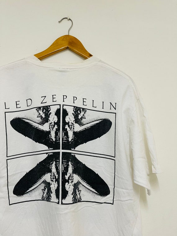 Vintage 90s Led Zeppelin 1992 Self Portrait Photo Rock T