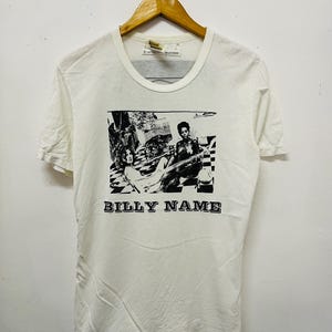 Vintage 90s Hysteric Glamour Japan: Koszulka Billy Name Factory Foto / Nowoczesna odzież uliczna / Harajuku / Moda uliczna / Ulica w Tokio / M