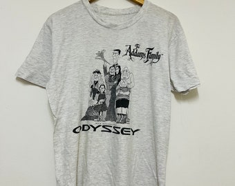 トップス 90s the addams family T-shirt XL Rare Vintage 90s The Adams Family fantasy /thriller movie Promo T