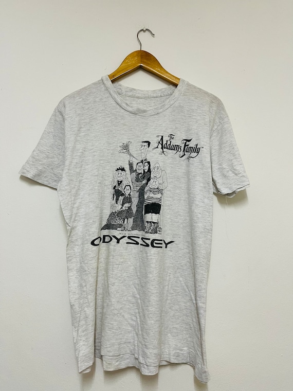 トップス 90s the addams family T-shirt XL Rare Vintage 90s The Adams Family fantasy /thriller movie