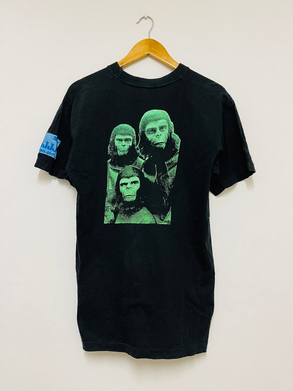 Vintage 90's Planet of the Apes T-shirt / L / Black / Movie Vintage 90's Planet of the Apes T-shirt / L / Black / Movie