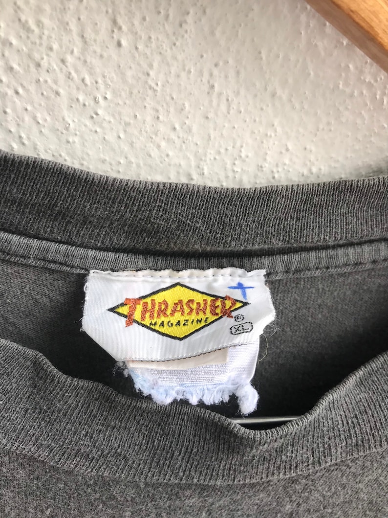 Grab It ! Vintage Thrasher Thrasher Magazine 90\u2019s Skateboarding T-Shirt