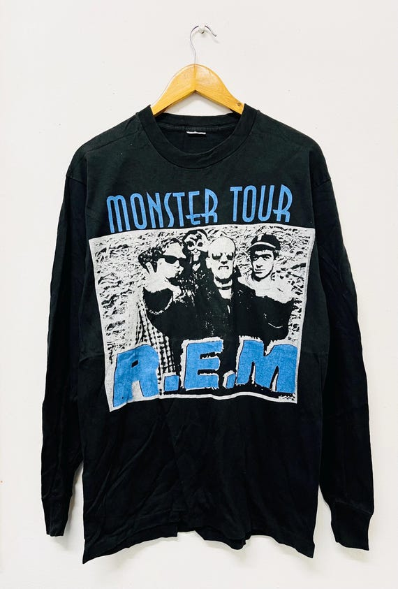 Vintage 90s REM Band : Monster World Tour 1995 T-shirt / Micheal 