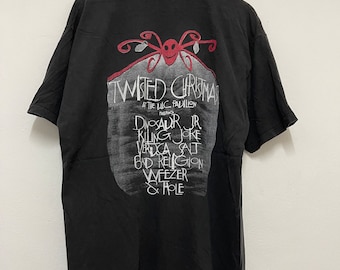 トップス Twisted Christmas 1994 Hole Dinosour Jr Vintage 90s Twisted Christmas 1994 “ Hole Dinosour Jr Rock T-shirt