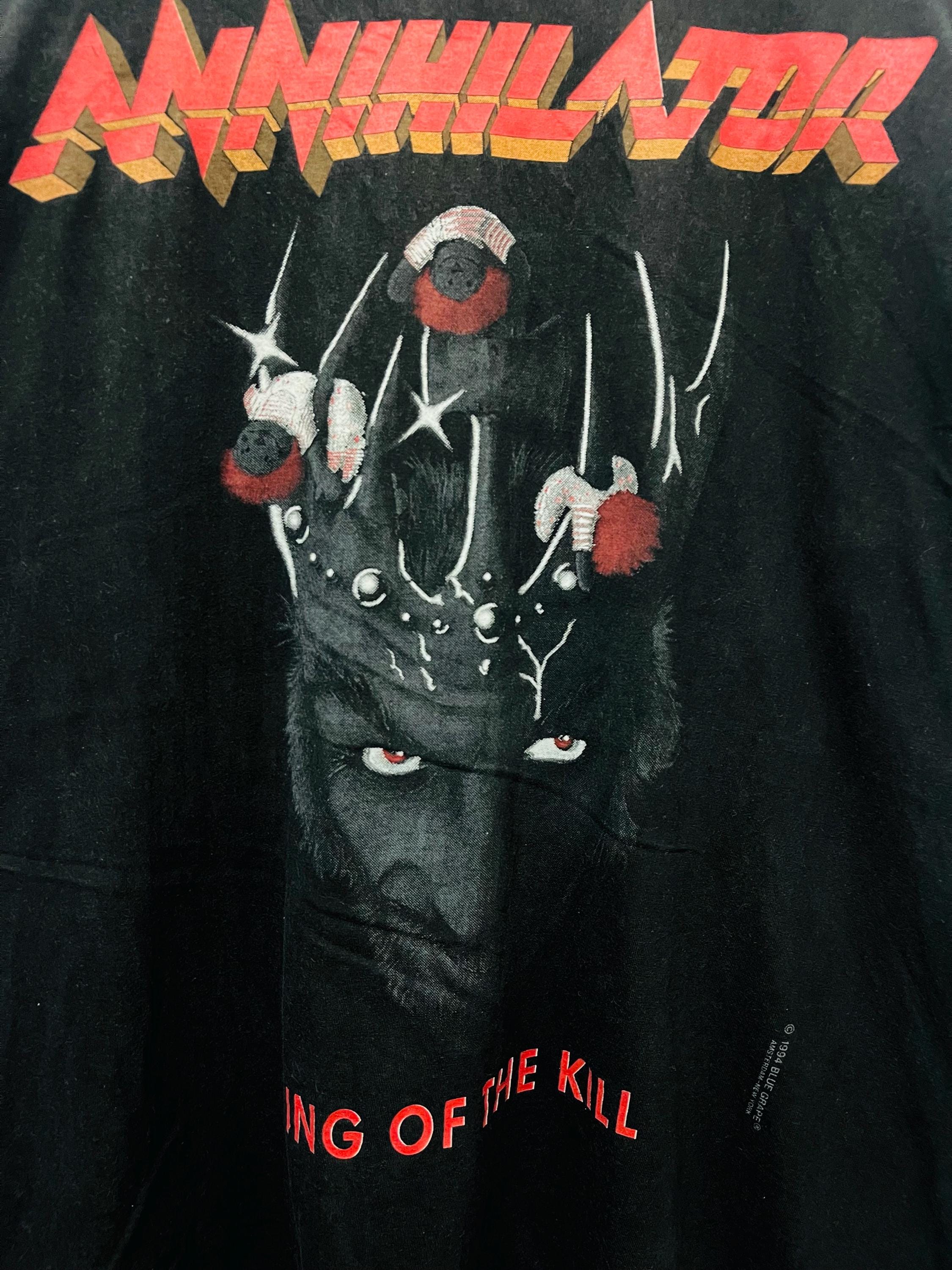 Vintage 90s Annihilator Band : King of the Kill 1995 Tour T