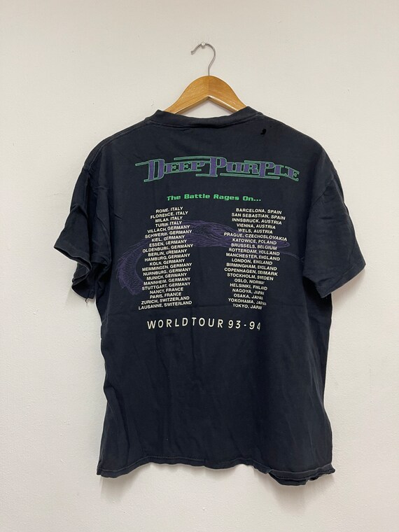 Vintage 90's Deep Purple Band 1993 Tour T-shirt / Rock