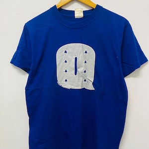 Vintage 00s Mr Children Concert Tour Q 2000 Japanese Band T-Shirt / Pop Rock / Power Pop / Japan Music / Rock T-Shirt / Blue / M