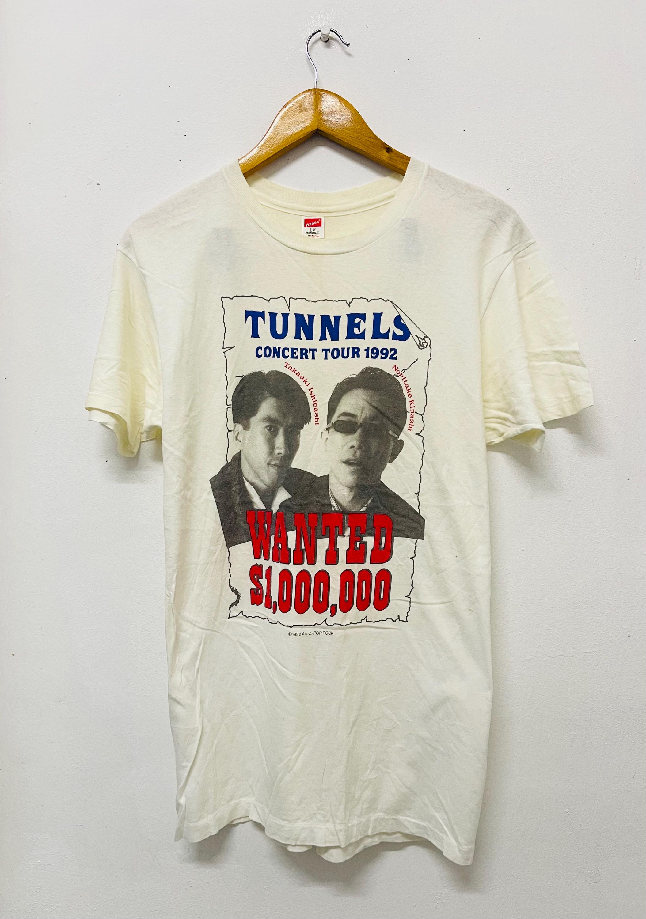 ヴィンテージ 90年代 ザ・トンネルズ コンサートツアー 1992 バンドT 