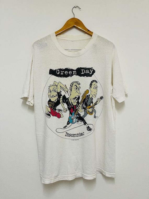 Vintage Green Day Insomniac Shirt Vintage Tee 90s Concert
