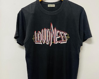 Vintage 80s LOUDNESS Lightning Strikes 1986 Tour Concert T Shirt