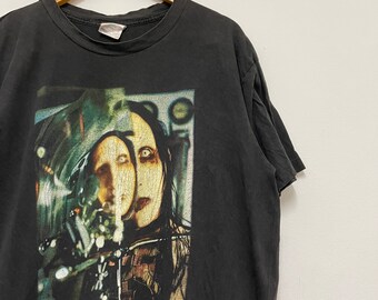 トップス 90s MARILYN MANSON BEAUTIFUL PEOPLE XL Vintage 90s Marilyn Manson : the Beautiful People 1996 Band T