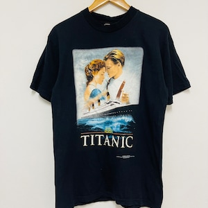 Vintage 90’s Titanic by James Cameroon Romantic Film T-Shirt / Movie / Streetwear / Black / M