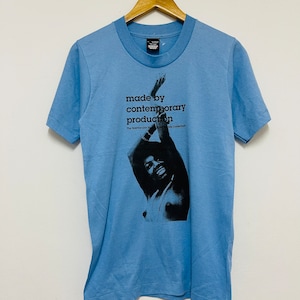 Vintage 80s Contemporary Production Art Collection Artwork T-Shirt / Fotoart / Photography / Streetwear / Blue / S