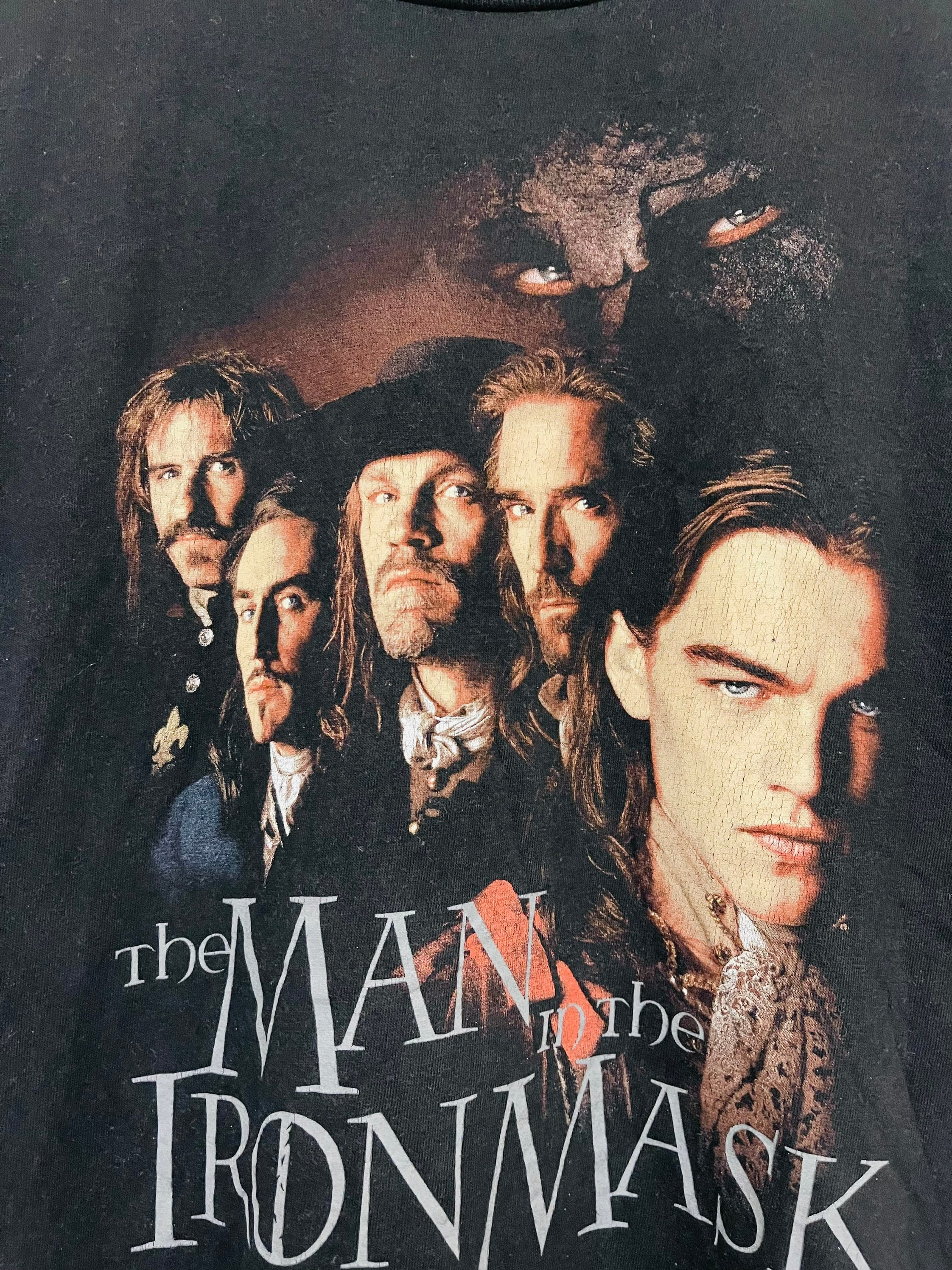 Vintage 90s the Man in the Iron Mask 1998 Action Film T-shirt