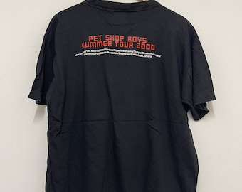 Vintage Y2K Pet Shop Boys “ Nightlife 2000 Synth-pop Music Band T